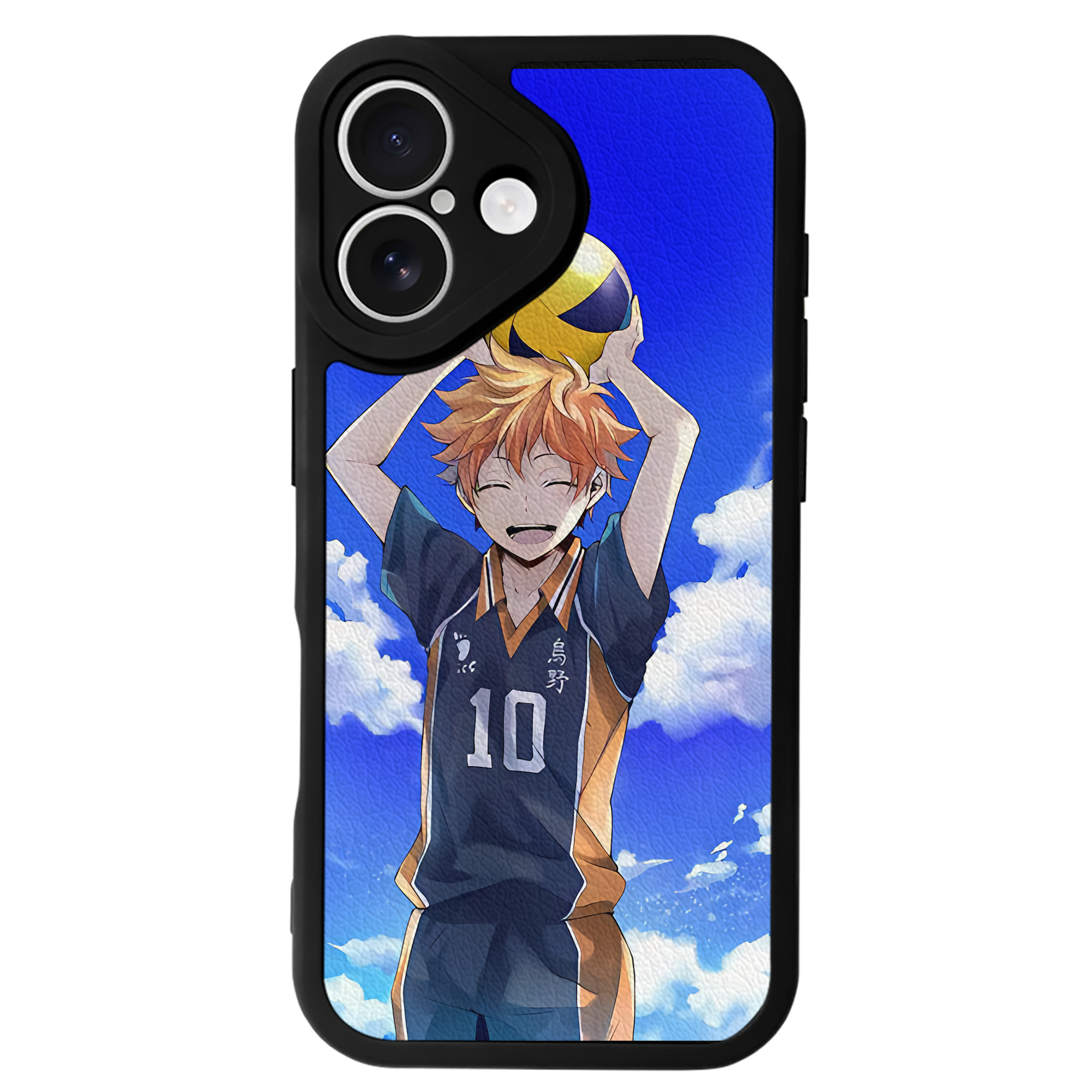 （画像用） ハイキュー!! Haikyu!! 【iPhone 16シリーズ対応】シリコンスマホケース（レザー調） 材質：シリコン